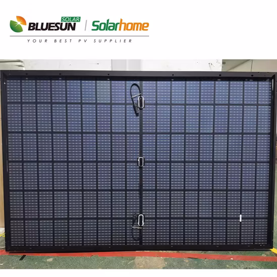 400 Watts 415W 425W 415watt Painel solar monocristalino 415W Painel solar totalmente preto na Califórnia
