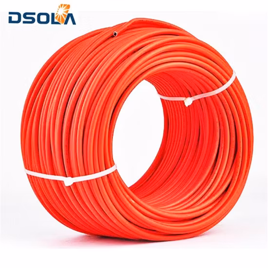 Cabo solar TUV à prova d'água personalizado Dsola 4 mm ou 6 mm