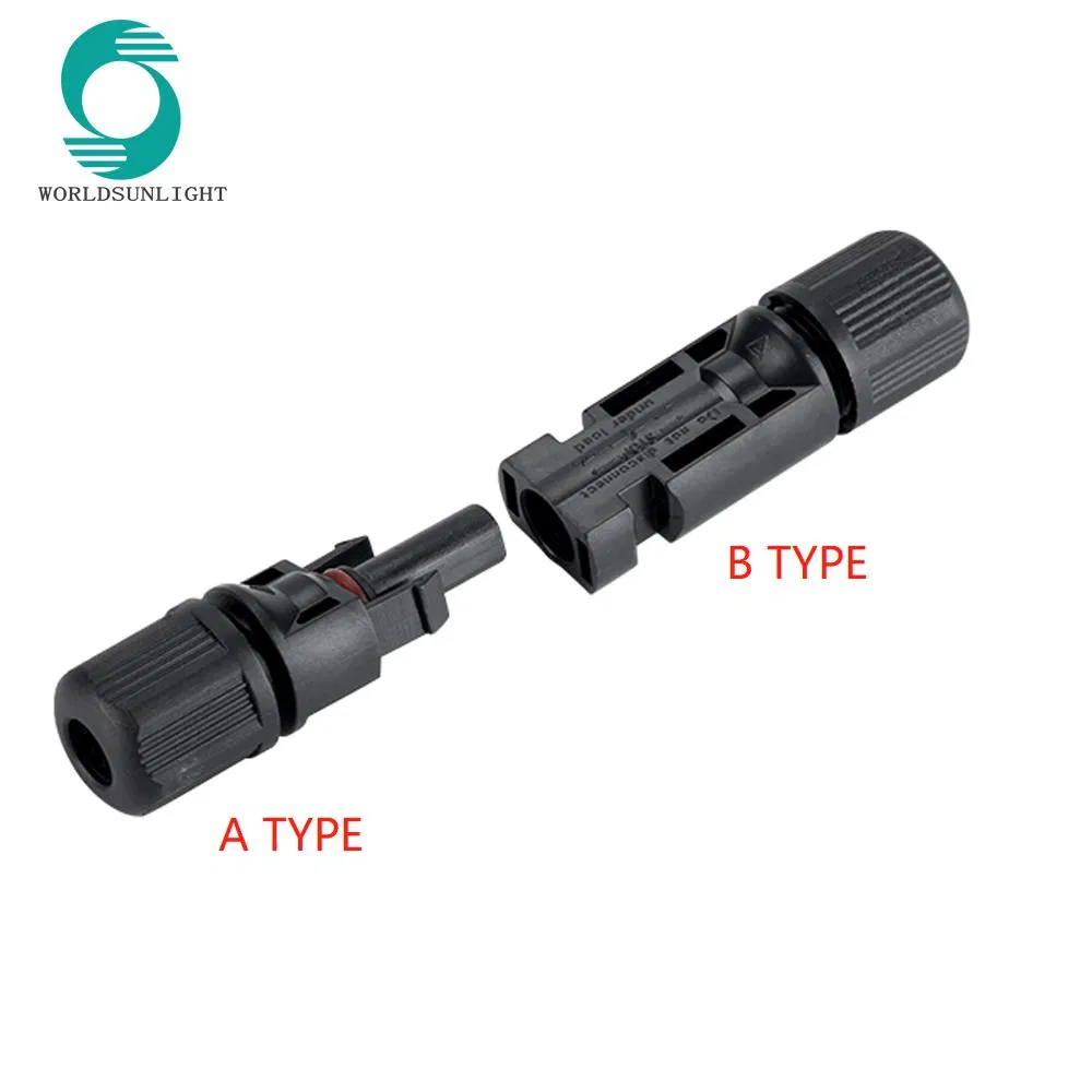 Wspvcc CE IP67 2,5mm2~6,0mm2 Macho/Fêmea DC 1000V Mc4 Conector de cabo solar